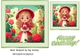 Pretty Princess Card Front 7x7 (two)