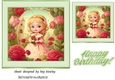 Pretty Princess Card Front 7x7 (three)