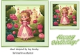 Pretty Princess Card Front 7x7 (nine)