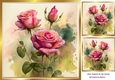 Pretty Pink Shades of Roses 8x8 (three)
