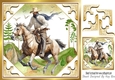 RIDE EM COWBOY, Country Scene 8x8 (Four)