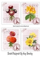 4 Pretty Floral Toppers A Variety (Set Four)