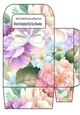 Pretty Pastel Flowers Small Gift Bag