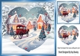 Pretty Snow Scene With Snow Trees 8x8 (One)