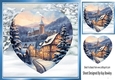 Pretty Snow Scene With Snow Trees 8x8 (Two)