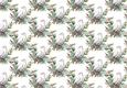 Pretty Dove With Holly & Berries Christmas Paper