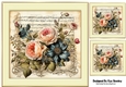 Pretty Floral Music 8x8 Card Front (Four)
