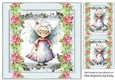 Sweet Granny Christmas Angel 8x8 Card Front (One)