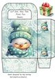 Sleepy Dreamy Duck With Turq Small Gift Bag