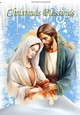 Snow Scene With Nativity Christmas Blessings (one) A4