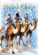 Snow Scene With Nativity Wise Men Three Christmas Blessings (Five) A4
