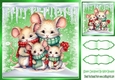 Cute Animals In Green Snow 8x8 Frame (Two)