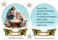 Nativity Scene In A Snow Globe Wih Holly (Four)