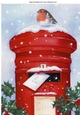Lovely Robin With Post Box In The Snow A4