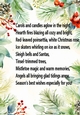 Lovely Red Berry & Holly A4 Card Front/Insert Verse (Two)