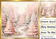 Pretty Pink Winter Christmas 8x8 Three