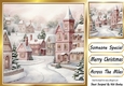 Pretty Pink Winter Christmas 8x8 Four