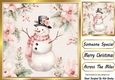 Pretty Pink Winter Christmas 8x8 Six