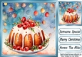 Lovely Christmas Cake With Baubles 8x8 OnTwo