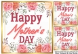 Pretty Peach Roses For MOTHERS DAY 8x8 Card