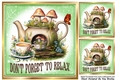 Lovely Spring Nature 8x8 Card Fronts With Words (Three)