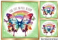 Lovely Spring Nature 8x8 Card Fronts With Words (Four)