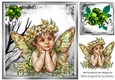 Fantasy Woodland With Faerie Elf 8x8 (Two)