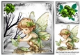 Fantasy Woodland With Faerie Elf 8x8 (Three)