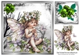 Fantasy Woodland With Faerie Elf 8x8 (Four)