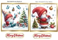 2 Lovely Christmas Gnome Toppers (SET THREE)