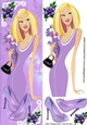 Fashion Lady In Purple Tall DL