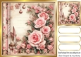 Pink Christmas 8x8 Card Fronts (Three)
