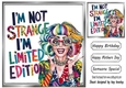 Woman With Strange Quote Shes Limited Edition 8X8 Card Front
