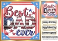American 8x8 Frame Father Day (FOUR)