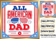 American 8x8 Frame Father Day (FIVE)