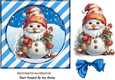 Lovely Christmas Gnomes 7x7 Card Front (FOUR)
