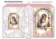 Pretty Flower Fairy In Garden On A Swing Folded Book (THREE)