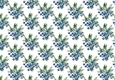 Pretty Blue Christmas Berries Backing Paper (SMALL)
