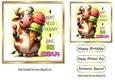 Funny Cow With Hilarious Comments 7x7 Card Fronts THREE