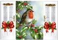 Lovely Christmas Robins Gate Fold (THREE)