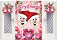 Funny Face Glasses With Pink Bells Christmas Gate Fold