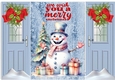 Jolly Snowman With Red Bow Gatefold (TWO)