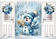 Cute Snowman Singing Gatefold (FOUR)