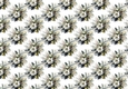 Pretty Vintage Christmas Flower Arrangements Paper (Two)