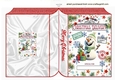 Lovely Christmas Folded Book With Snowman NAME TAG, (TWO)