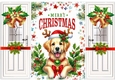 Cute Puppy With Holly Gatefold (FOUR)