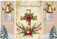 Religious Christmas Blessings Cross Gatefold (THREE)