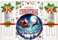 Lovely Santa With Golden Bells & Bows Gatefold (SEVEN)