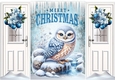Pretty Snow Owl With Icicles, Christmas Gatefold (TWO)