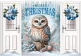 Pretty Snow Owl With Icicles, Christmas Gatefold (THREE)